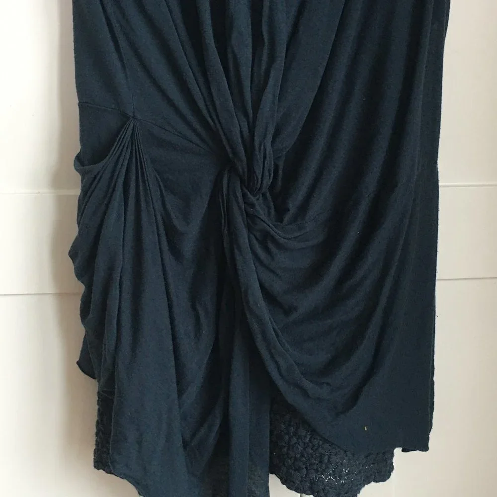 Deletta Dark Teal Sleeveless Blouse - Picture 8 of 9